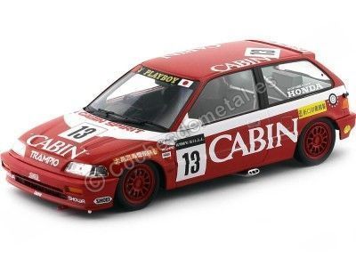 Cochesdemetal.es 1988 Honda Civic EF3 MacaU GP "Cabin" 1:18 Triple-9 1800107