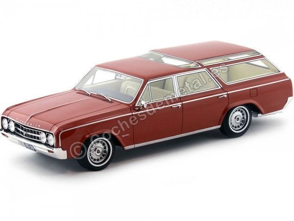 Cochesdemetal.es 1964 Oldsmobile Vista Cruiser Rojo 1:18 BoS-Models 186