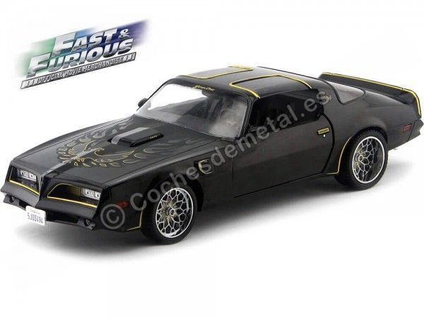 Cochesdemetal.es 1978 Pontiac Firebird Trans Am "Fast And Furious IV" Negro 1:18 Greenlight 19026