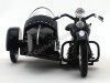 Cochesdemetal.es 1948 Harley-Davidson Con Sidecar FL Panhead Negra 1:18 Maisto 03174