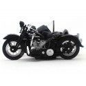 Cochesdemetal.es 1948 Harley-Davidson Con Sidecar FL Panhead Negra 1:18 Maisto 03174