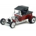 1923 Ford Model T Bucket Rojo/Negro 1:18 Lucky Diecast 92829 Cochesdemetal 1 - Coches de Metal 