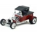 Cochesdemetal.es 1923 Ford Model T Bucket Rojo/Negro 1:18 Lucky Diecast 92829