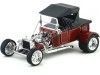 Cochesdemetal.es 1923 Ford Model T Bucket Rojo/Negro 1:18 Lucky Diecast 92829