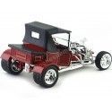 Cochesdemetal.es 1923 Ford Model T Bucket Rojo/Negro 1:18 Lucky Diecast 92829