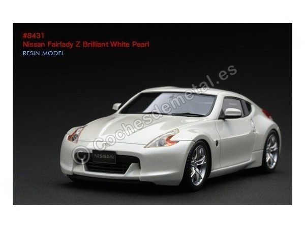 Cochesdemetal.es 2004 Nissan Fairlady Z Brilliant White Pearl 1:43 HPI Racing 8431