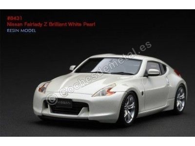 Cochesdemetal.es 2004 Nissan Fairlady Z Brilliant White Pearl 1:43 HPI Racing 8431