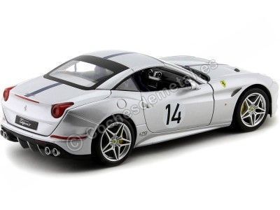 Cochesdemetal.es 2014 Ferrari California T "The Hot Rod" Gris 1:18 Bburago 76103 2