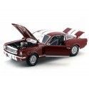 Cochesdemetal.es 1966 Shelby GT 350 Granate-Blanco 1:18 Shelby Collectibles 154