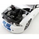 Cochesdemetal.es 2011 Ford Shelby GT350 Blanco-Azul 1:18 Shelby Collectibles 351