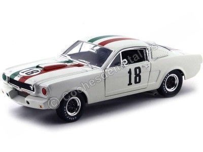 Cochesdemetal.es 1965 Shelby GT 350r Blanco 1:18 Shelby Collectibles 357