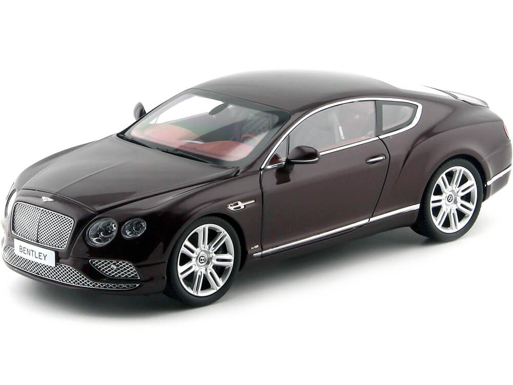 2016 Bentley Continental GT Coupe Burgundy 1:18 Paragon Models 98221