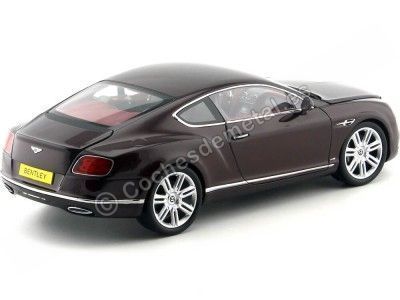 2016 Bentley Continental GT Coupe Burgundy 1:18 Paragon Models 98221 Cochesdemetal.es 2