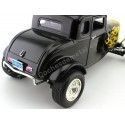 Cochesdemetal.es 1932 Ford Five-Window Coupe Negro con Llamas Amarillas 1:18 Motor Max 73171