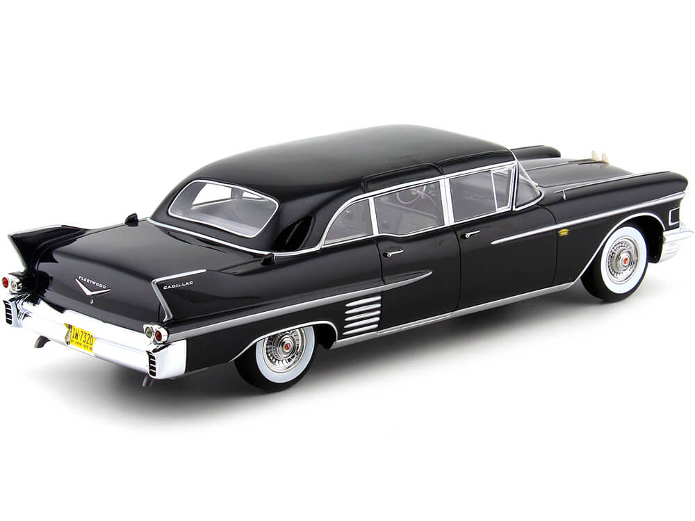 1958 Cadillac Fleetwood 75 Limusine Negro 1:18 BoS-Models 320