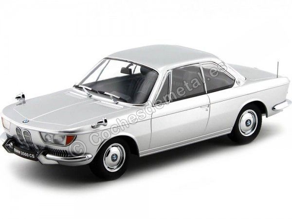 Cochesdemetal.es 1965 BMW 2000 CS Coupe Gris 1:18 KK-Scale KKDC180123