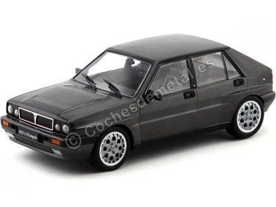 Carsdemetal.es 1989 Lancia delta hf integrale 16v cinza escuro 1:18 Triple-9 1800172
