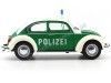 Cochesdemetal.es 1974 Volkswagen Beetle 1303 Polizei Verde/Blanco 1:18 Solido S1800504