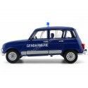 Cochesdemetal.es 1978 Renault R4 4L GTL Gendarmerie Azul 1:18 Solido S1800104