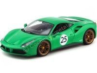 2015 Ferrari 488 GTB "The Green Jewel" Verde 1:18 Bburago 76101