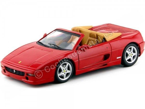 1995 Ferrari F355 Spider Convertible Rojo 1:18 Hot Wheels 25733 Cochesdemetal 1 - Coches de Metal 