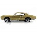 Cochesdemetal.es 1969 Pontiac GTO Hardtop Metallic Gold 1:18 Auto World AMM1081