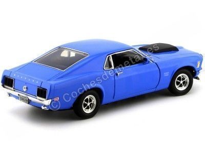 Cochesdemetal.es 1970 Ford Mustang Boss 429 Blue 1:18 Motor Max 73154 2