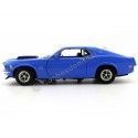 Cochesdemetal.es 1970 Ford Mustang Boss 429 Blue 1:18 Motor Max 73154