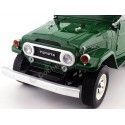 Cochesdemetal.es 1967 Toyota Land Cruiser FJ40 Green-White 1:18 Triple-9 1800150