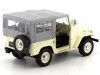 Cochesdemetal.es 1967 Toyota Land Cruiser FJ40 Beige-Grey 1:18 Triple-9 1800152