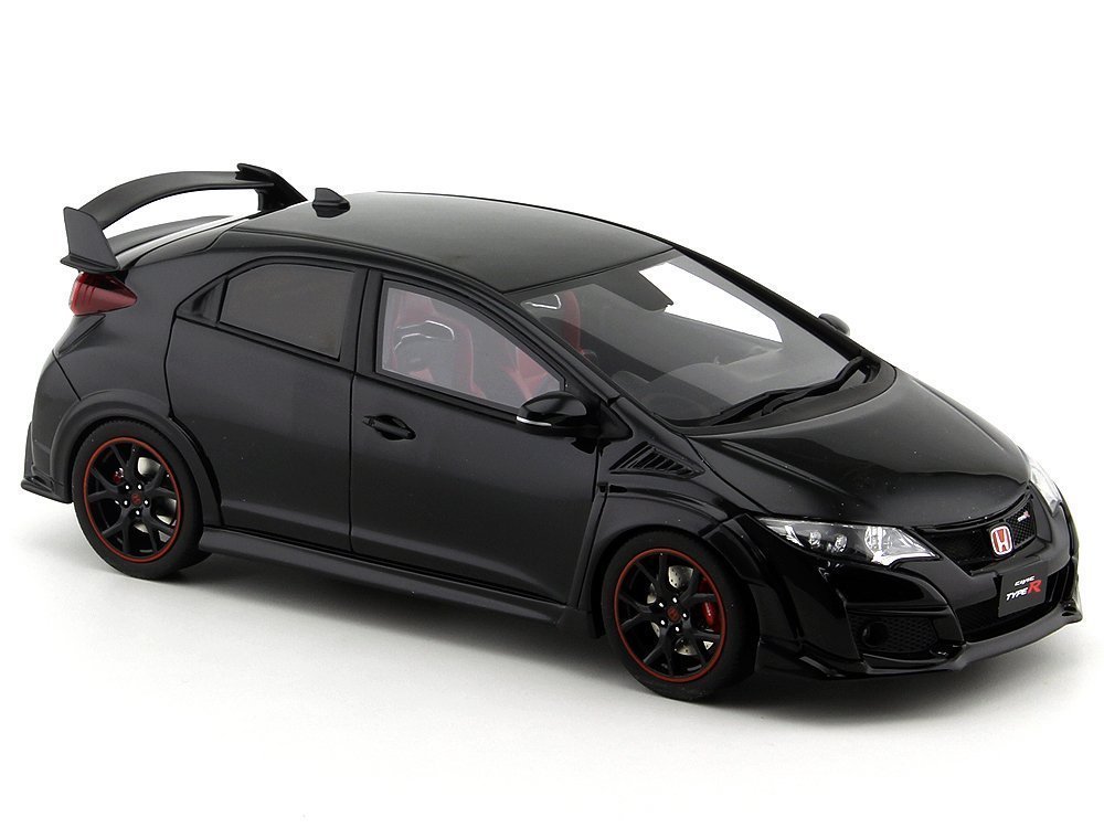 2015 Honda Civic Type R Black 1:18 Kyosho Samurai KSR18022BK