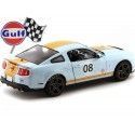 Cochesdemetal.es 2012 Ford Shelby GT500 "Gulf Oil" Blue-Orange 1:18 Greenlight 12990