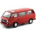 Cochesdemetal.es 1992 Volkswagen Bulli T3 Multivan Last Edition Rojo 1:18 KK-Scale KKDC180142