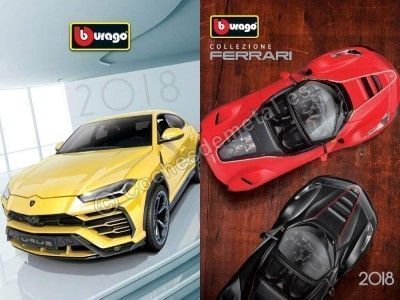 Carsdemetal.es 2018 Catálogo Geral de Bburago + Collezione Ferrari Bburago 2018