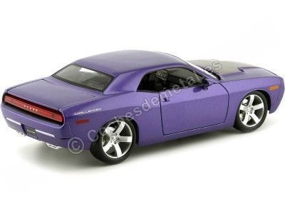 Cochesdemetal.es 2006 Dodge Challenger Hemi 6.1 Concept Violeta 1:18 MAISTO Premiere 36138 2