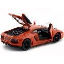 Carsdemetal.es 2013 Lamborghini Aventador LP700-4 Orange Radio Control 1:24 MZ Modèles 25021