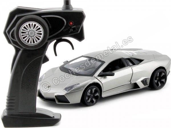 CarsDEMETAL.ES 2008 Lamborghini Grey Radio Control 1:24 Modelos MZ 25024