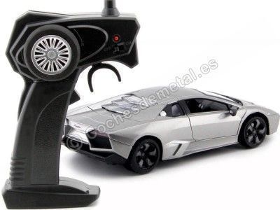 Cochesdemetal.es 2008 Lamborghini Reventon Gris Radio Control 1:24 MZ Models 25024 2