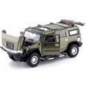 Cochesdemetal.es 2003 Hummer H2 SUV Verde Metalizado Radio Control 1:24 MZ Models 25020