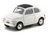 Cochesdemetal.es 1965 Fiat 500 F Blanco 1:16 Bburago 12020