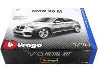 2010 BMW X6 M Gris Metalizado "Metal Kit" 1:18 Bburago 15054