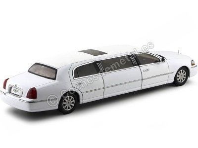 2003 Lincoln Twon Car Limousine Vibrant White 1:18 Sun Star 4201 Cochesdemetal.es 2