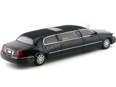 Cochesdemetal.es 2003 Lincoln Twon Car Limousine Black 1:18 Sun Star 4202 2