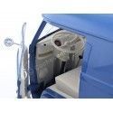 Carsdemetal.es 1963 Volkswagen T1 Microbus Painel Van "Volkswagen Porschewagen" Blue 1:18 bem 18053