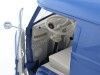 Carsdemetal.es 1963 Volkswagen T1 Microbus Painel Van "Volkswagen Porschewagen" Blue 1:18 bem 18053