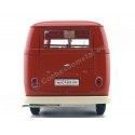 Cochesdemetal.es 1963 Volkswagen T1 Panneau microbus van rojo 1:18 Welly 18053