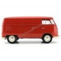 Cochesdemetal.es 1963 Volkswagen T1 Panneau microbus van rojo 1:18 Welly 18053