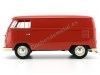 Cochesdemetal.es 1963 Volkswagen T1 Panneau microbus van rojo 1:18 Welly 18053