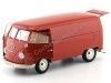 Carsdemetal.es 1963 Volkswagen T1 Microbus Painel Van Red 1:18 Welly 18053