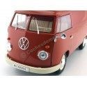 Cochesdemetal.es 1963 Volkswagen T1 Panneau microbus van rojo 1:18 Welly 18053